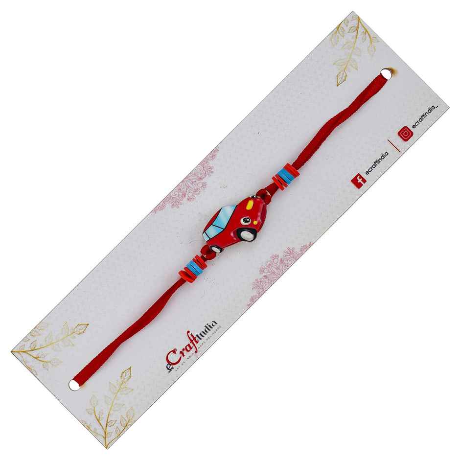 Ecraftindia Roli Chawal Chandan Mishri Pouch Combo For Rakhi (1pc) & Ecraftindia Cartoon Car Rakhi | Raksha Bandhan Rakhi | Roli Chawal Pack (1pc) & Ecraftindia Monkey Cartoon Rakhi | Raksha Bandhan Rakhi | Roli Chawal Pack (1pc) & Ecraftindia Batman Rakhi | Raksha Bandhan Rakhi For Bhai Bhaiya | Roli Chawal Pack (1pc) Combo