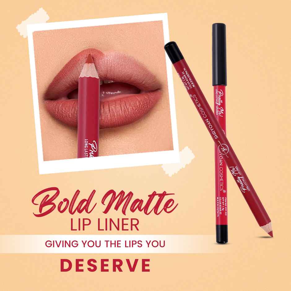 Shryoan Pretty Me Bold Lipliner & Eye Liner Pencil - Wine Stain