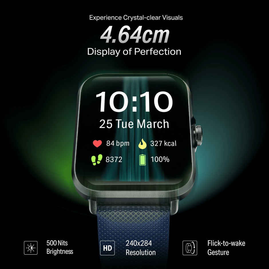 boAt Storm Infinity Smartwatch | 1.83" Display | BT Calling - Deep Blue