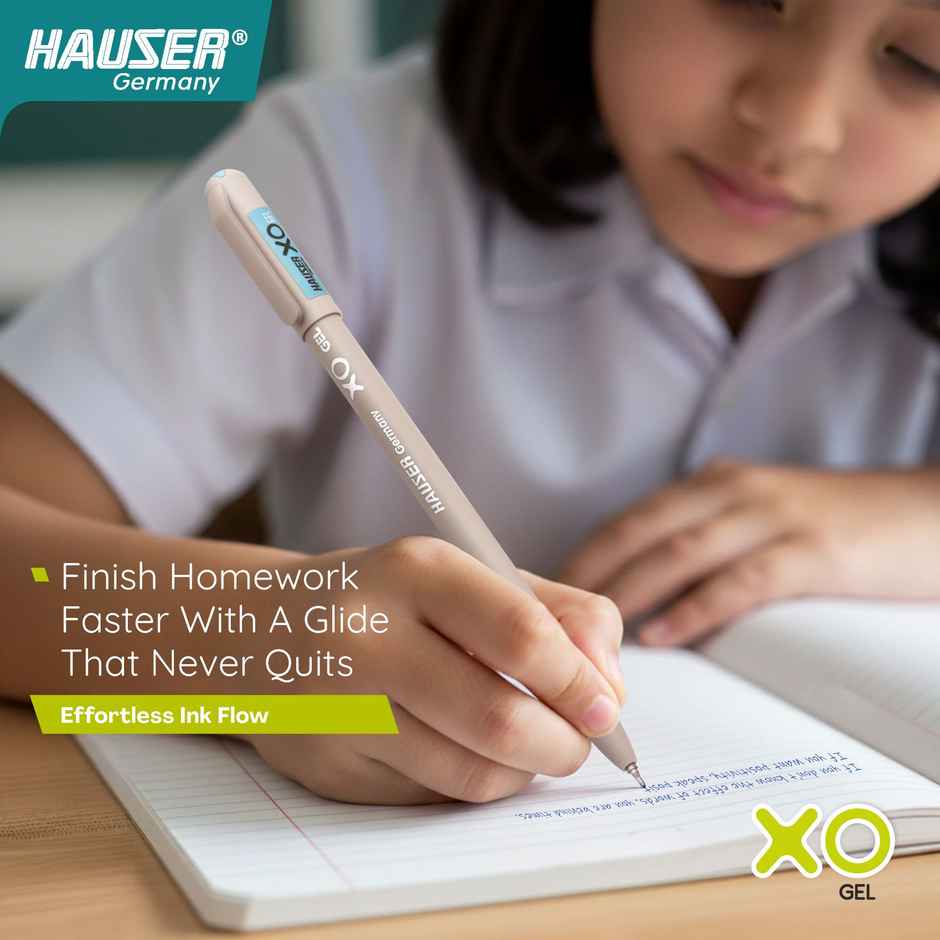 Hauser Xo Gel Pen Blue Pack Of 5
