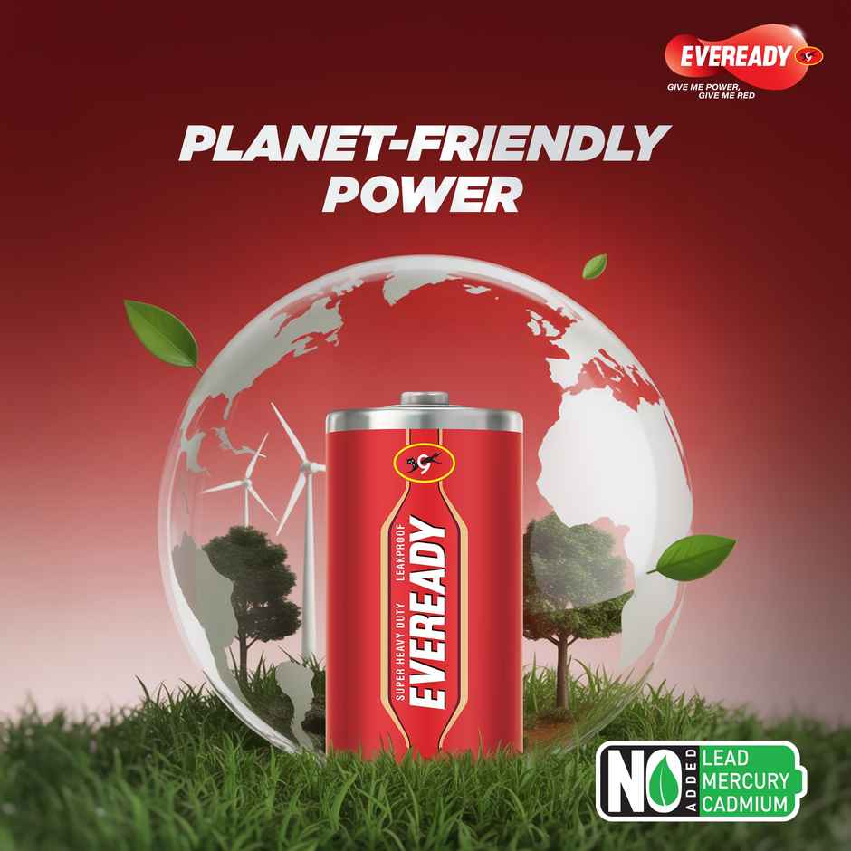 Eveready Carbon Zinc D Battery | 3X EMD Power