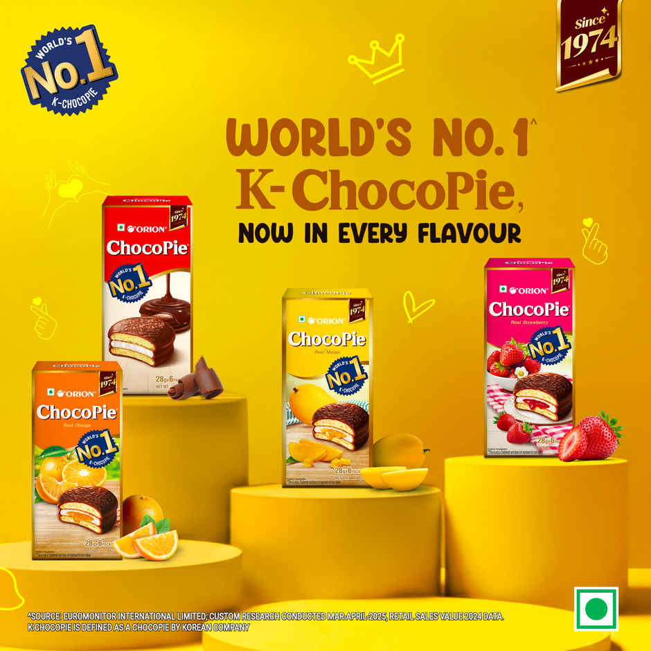 Orion Mango Choco Pie | Cake Snack