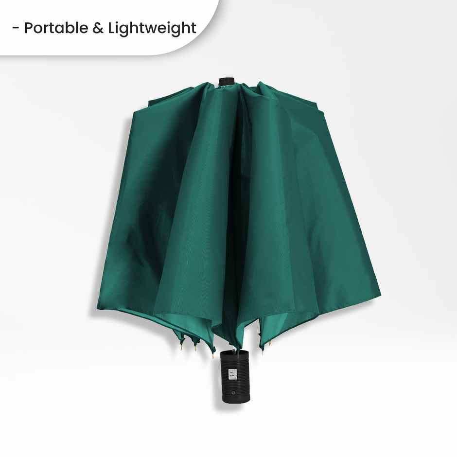 EUME Leatrix 21 Inch 2 Fold Auto-Open Umbrella | Green