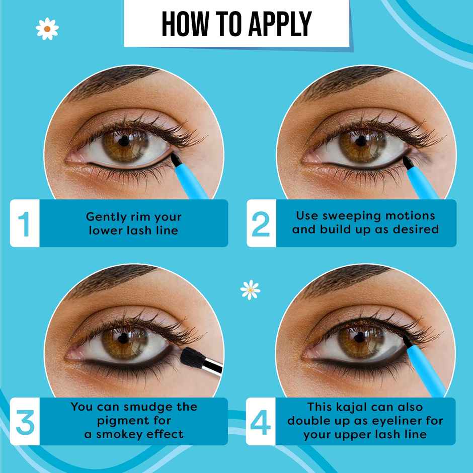 SUGAR POP 16 Hour Stay Waterproof Longwear Kajal - Black 01