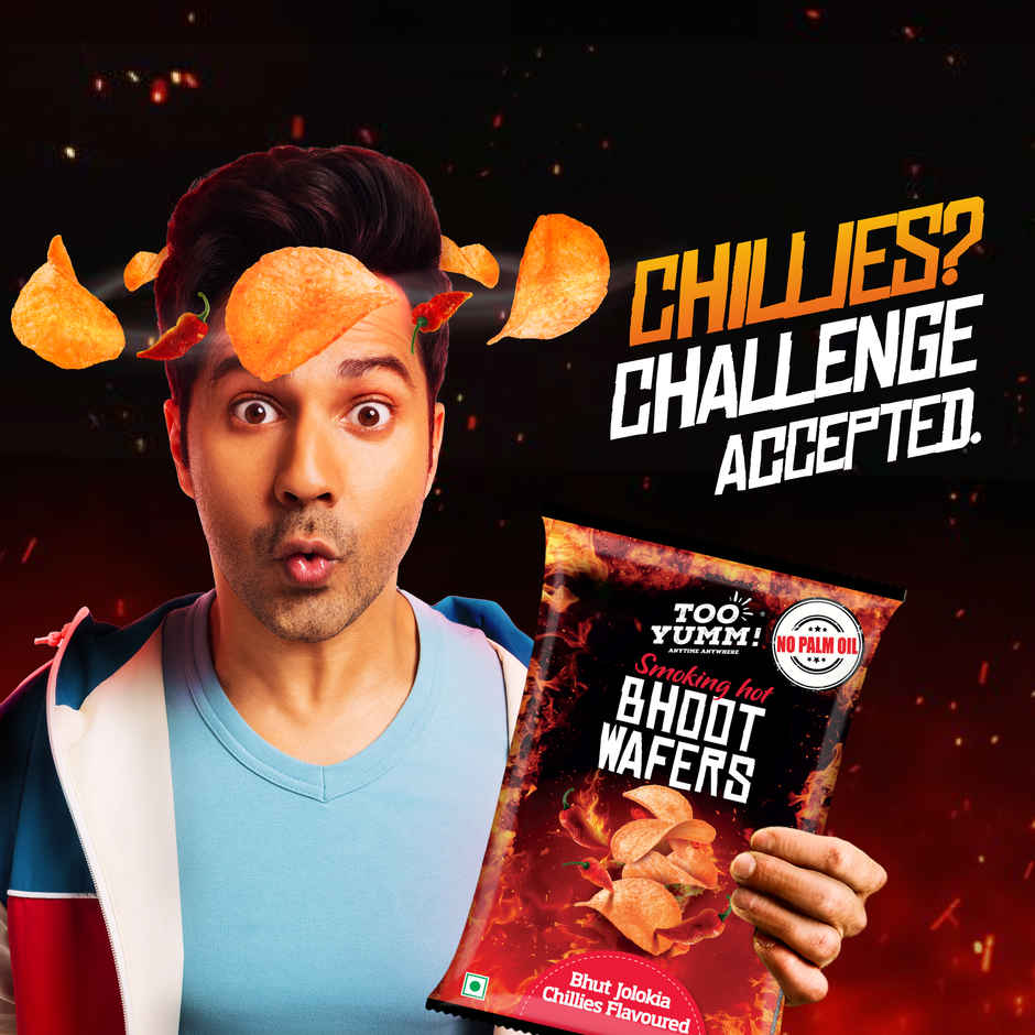 Too Yumm! Bhoot Wafers | Bhut Jolokia flavour | Spicy Chilli Potato Chips