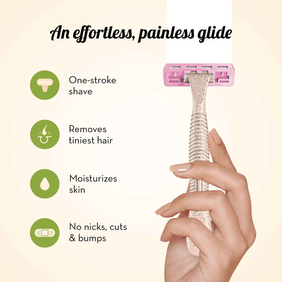 Plush Eco Body Razor For Women | Disposable
