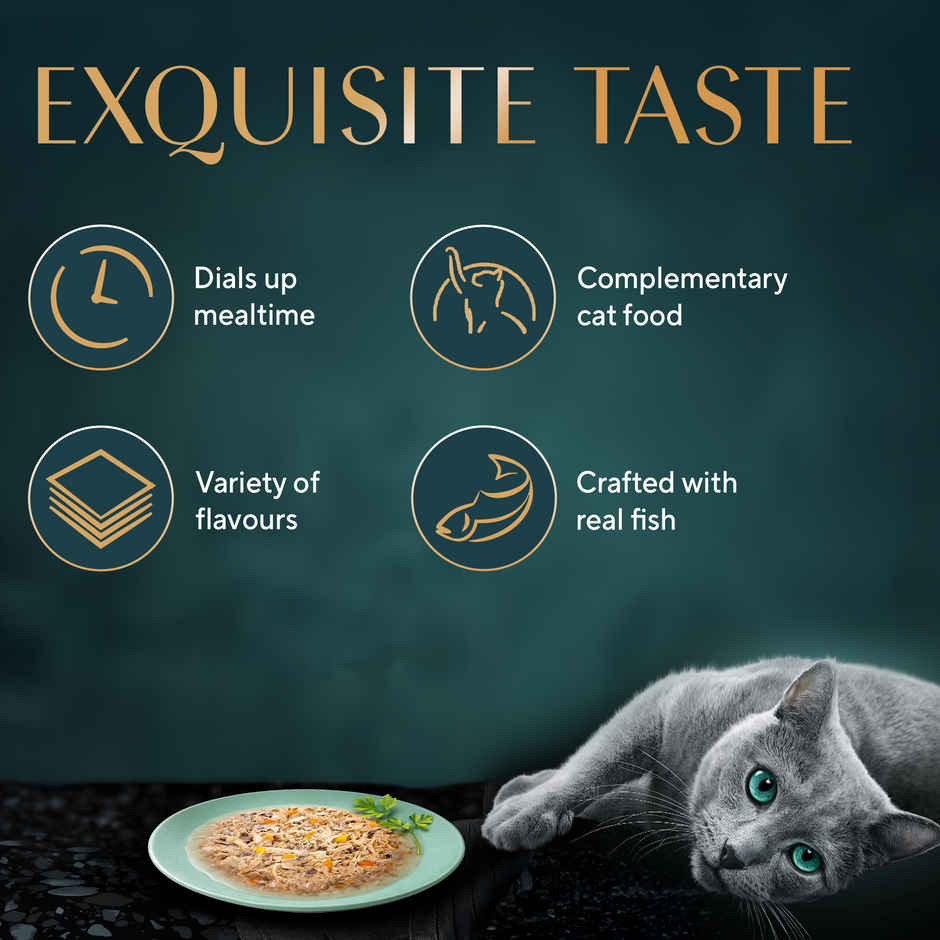 Sheba Fine Adult Tuna Pumpkin & Carrot in Gravy Wet Cat Food