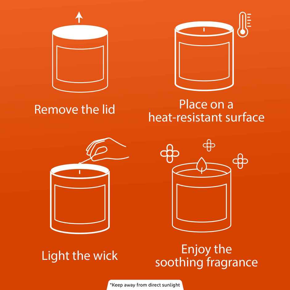 Airwick Home Fragrance Candle | Blood Orange & Incense