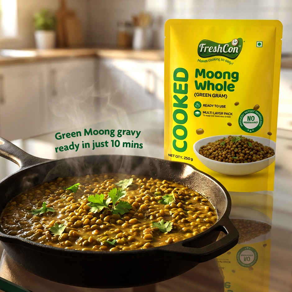 Freshcon Cooked Moong | Green Gram