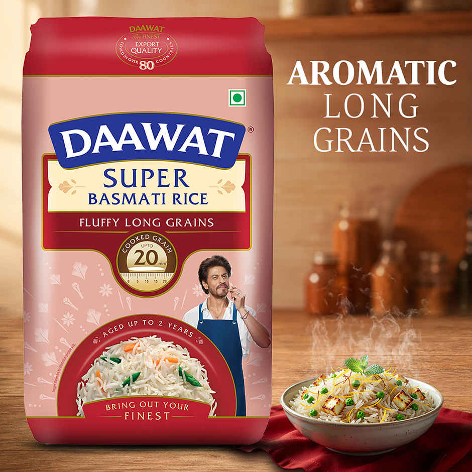 Daawat Super Pure Basmati Rice | Extra Long Grain