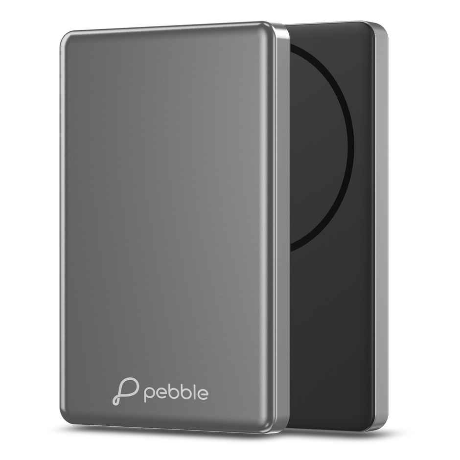 Pebble Rapid Mini 5000mAh | MagSafe Power Bank with 15W Wireless & 22.5W Wired Charging & Magnetic Snap