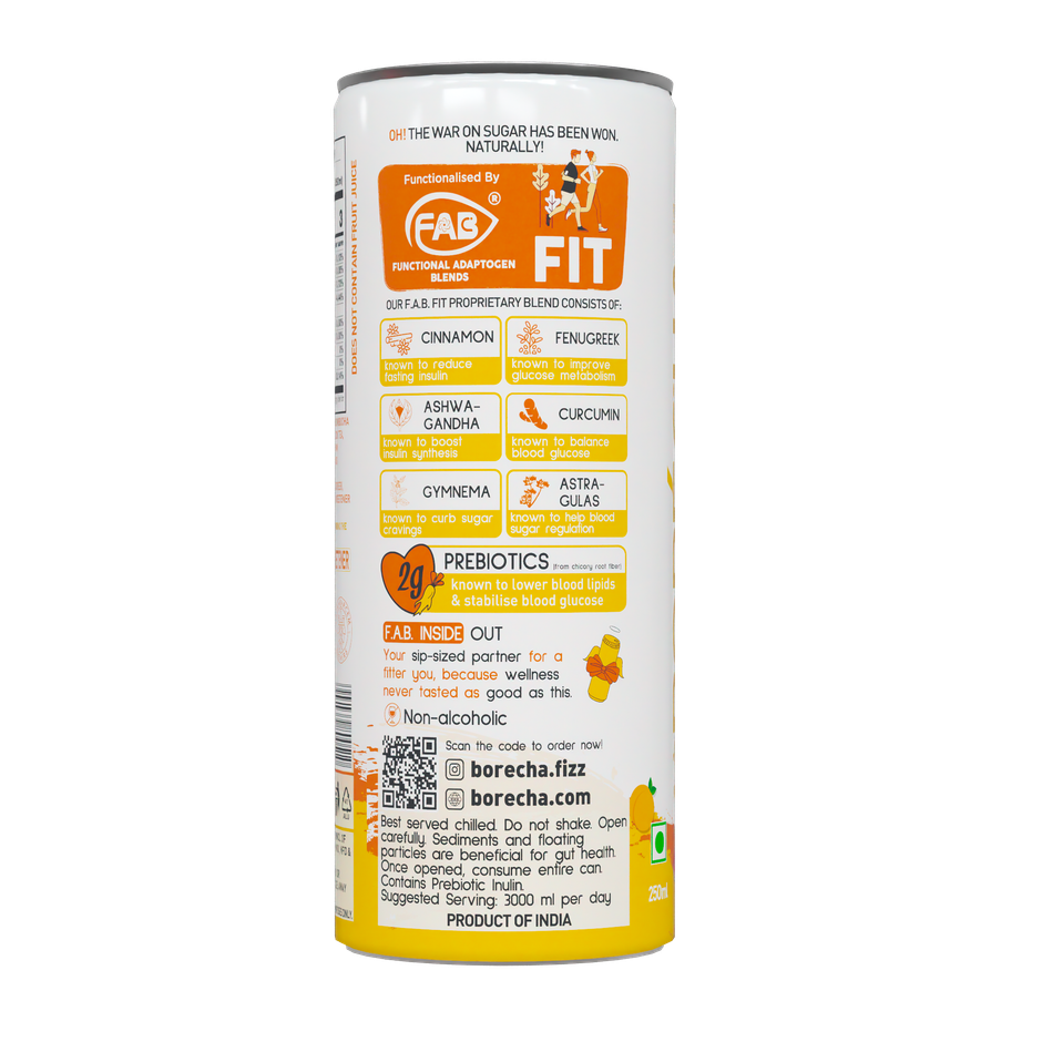 Borecha Fiji Fruit Punch Zero Sugar Kombucha Seltzer