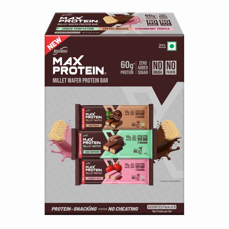 RiteBite Max Protein Assorted Millet Wafer Bar