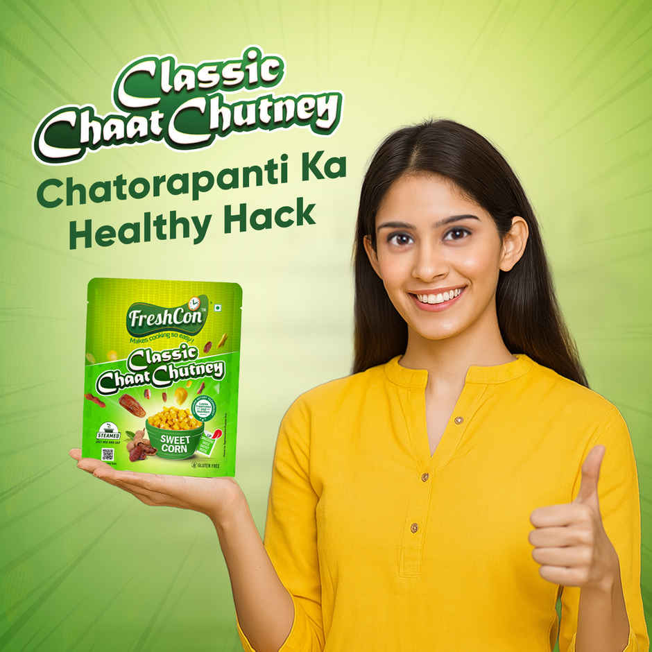 Freshcon Classic Chaat Chutney | Sweet Corn Kernels - Sauce Tastemaker Combo