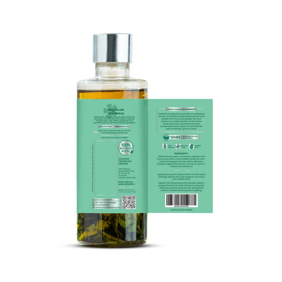 Nat Habit Rosemary Hair Oil For Hairfall Control & Hair Growth