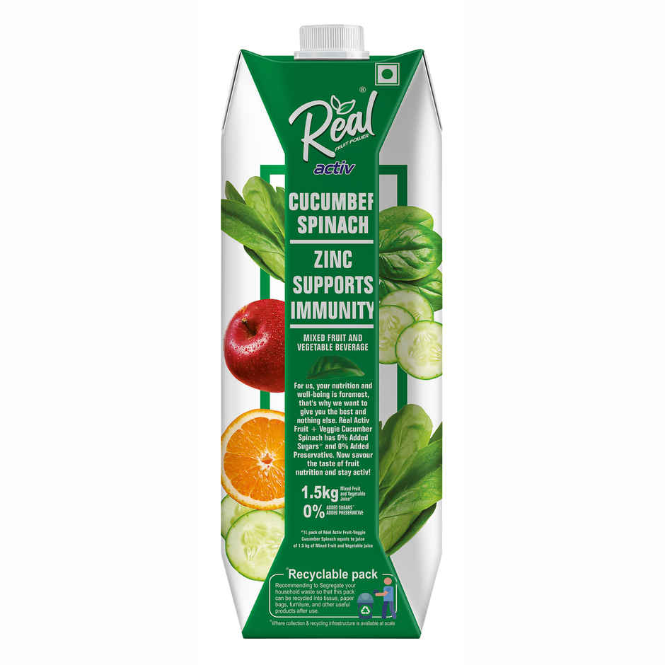 Real Activ Cucumber Spinach Drink