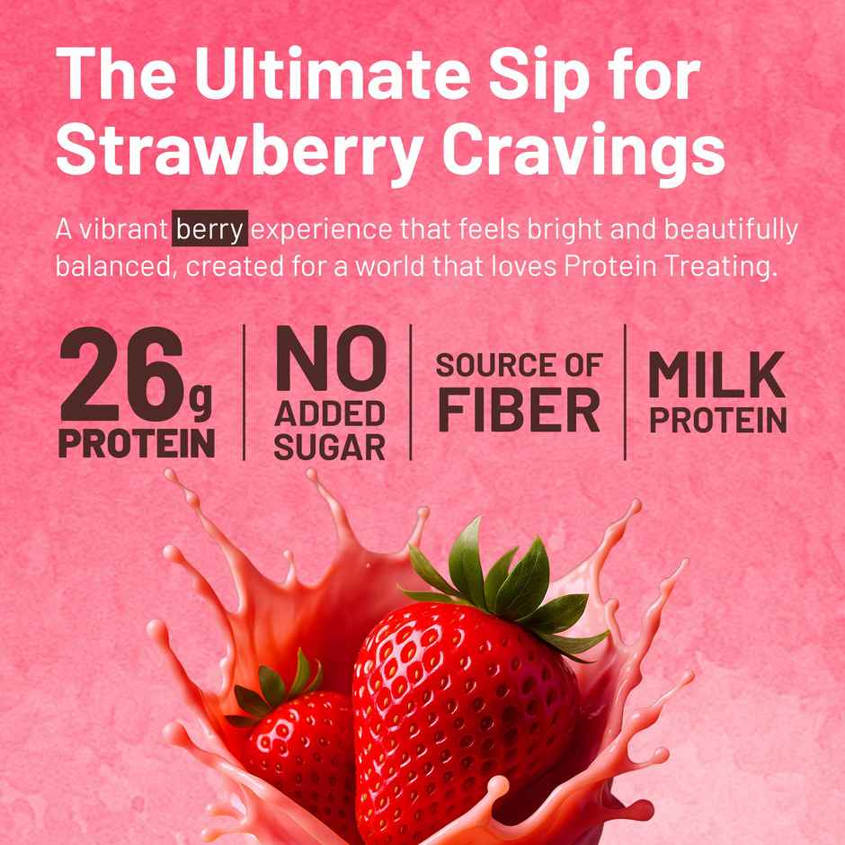 Ritebite Max Protein Berry Blush 26G Protein Milkshake (250ml) & Ritebite Max Protein Peri Peri 10 G Multigrain Protein Chips, Healthy Snacks & Munchies (60g) & Ritebite Max Protein Cookie Choco Chips, No Maida Multigrain Premium Biscuit Cookies (55g) Combo