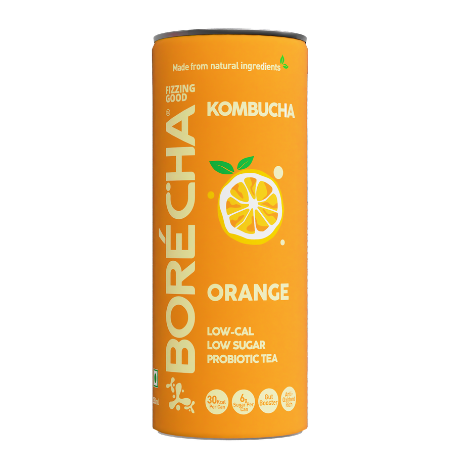 Borecha Orange Probiotic Kombucha