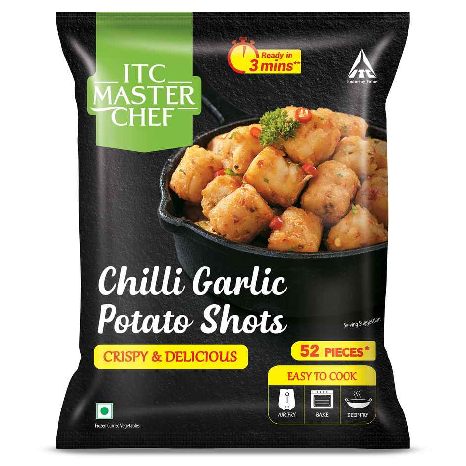 ITC Master Chef Chilli Garlic Potato Shots Nuggets | 52 pieces |Party Snack