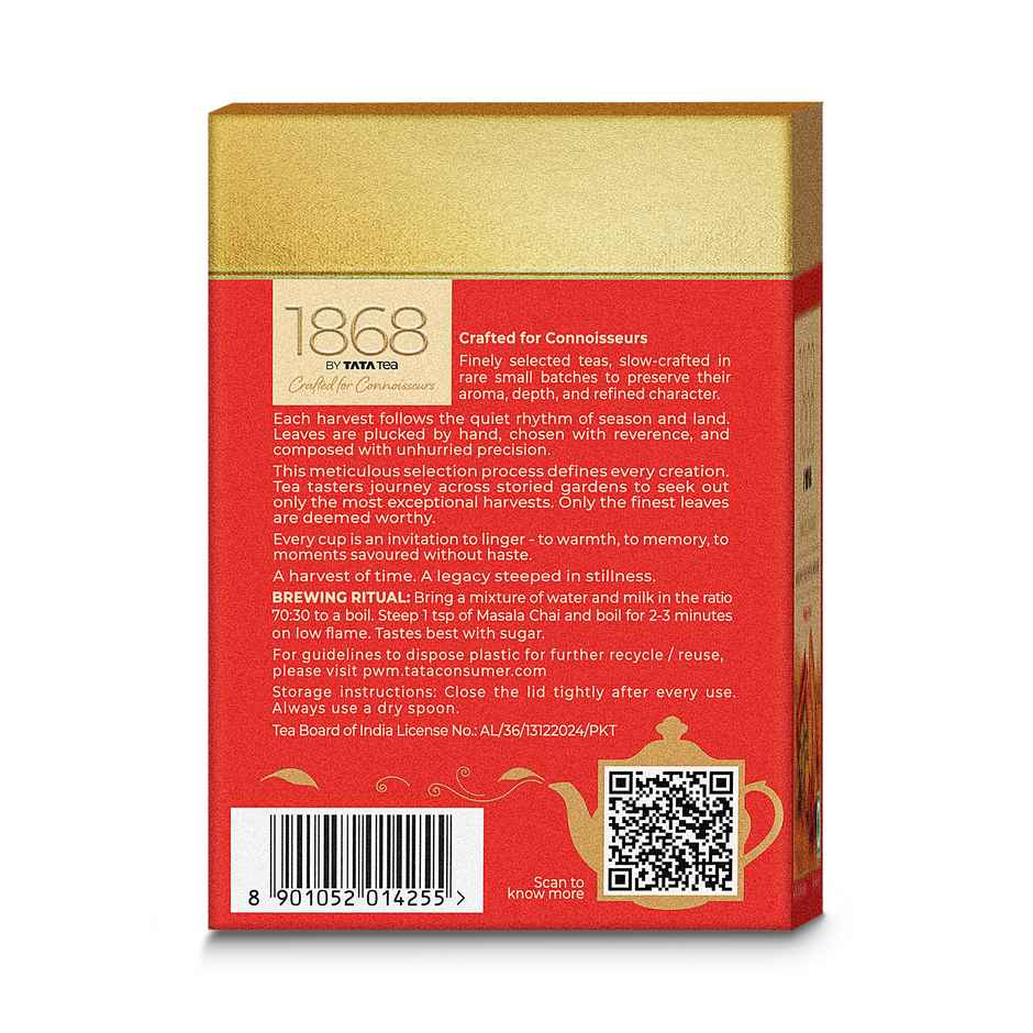 1868 by Tata Tea Masala Chai, Black Tea