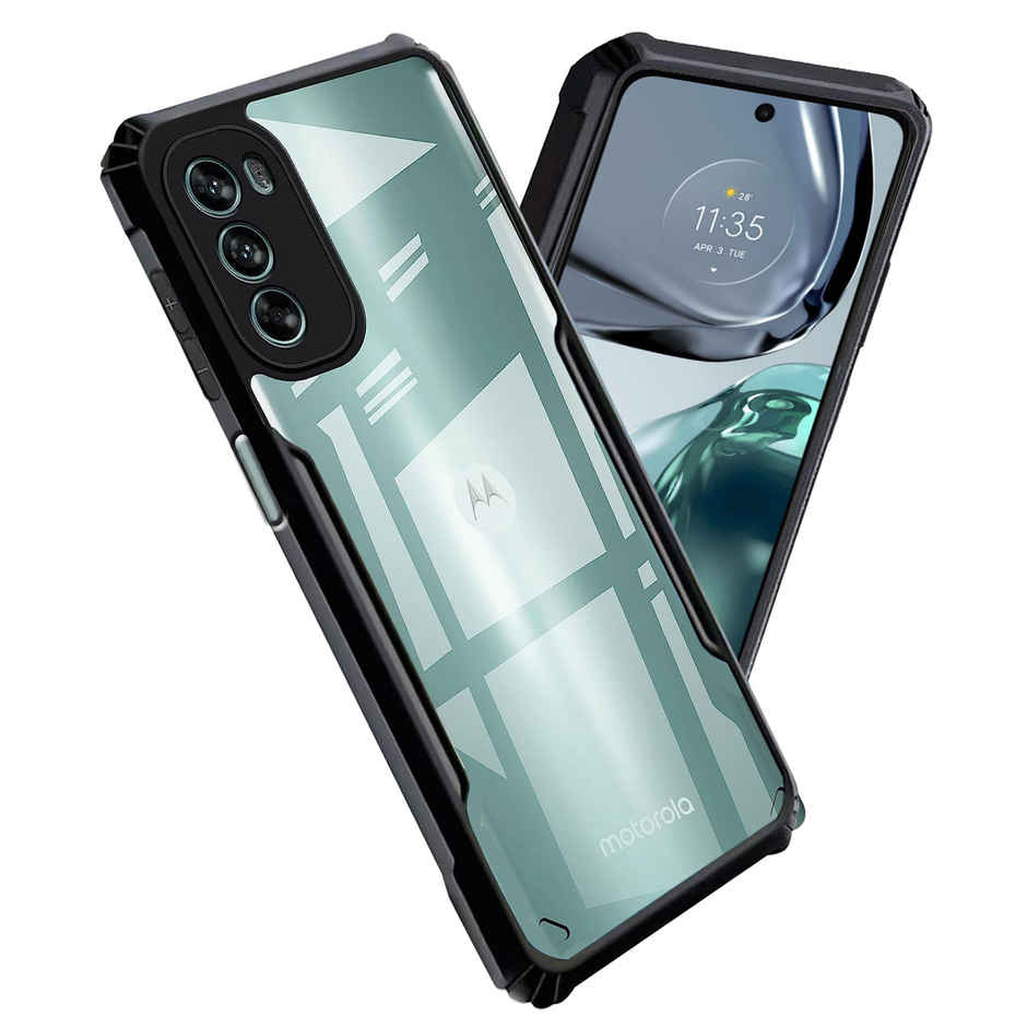 Artistque Case For Motorola Moto G62 5G Back Cover -Transparent Shockproof TPU Cover