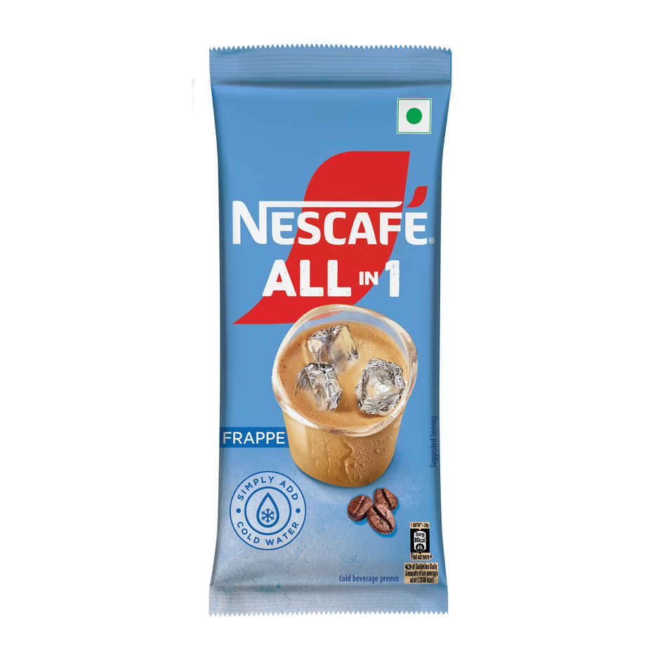 NESCAFE All In 1 Frappe, Instant Cold Coffee Premix Powder