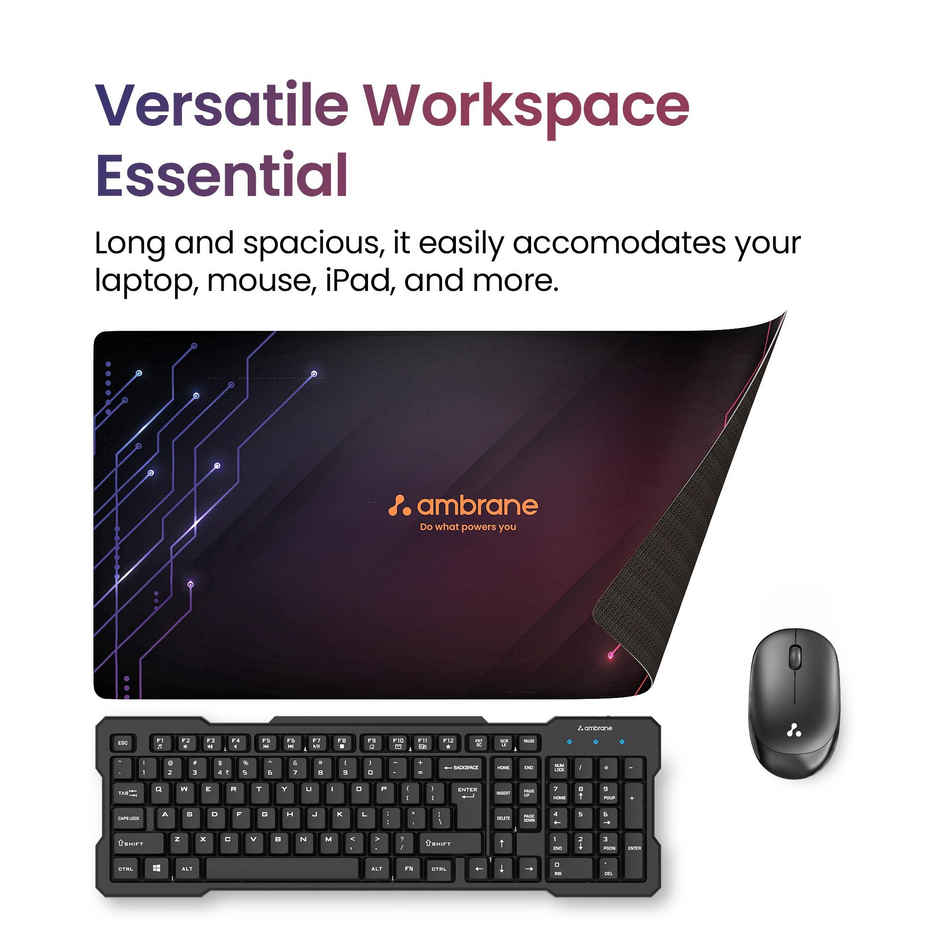 Ambrane Desk Mat- Black