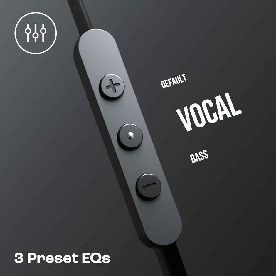 JBL Tune 310 Wired In-Ear Type C Headphones, Hi-Res Audio With Digital-To-Analog Converter (Black)