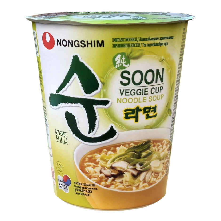 Nongshim Korean SoonVeggie Cup Noodle Soup Veg