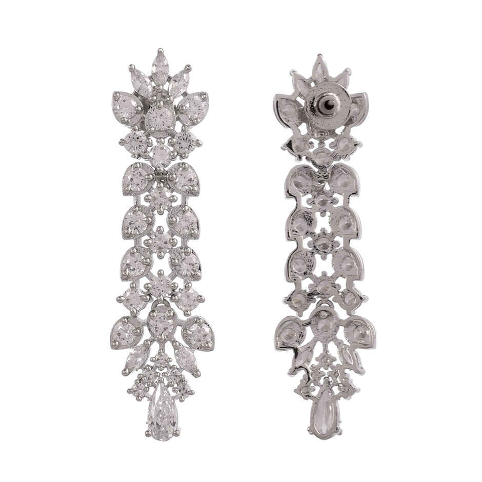 Voylla Starlight Stella Long Statement Earrings