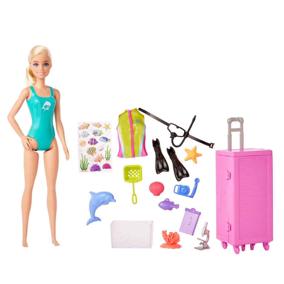 Barbie Marine Biologist Doll | mobile Lab playset