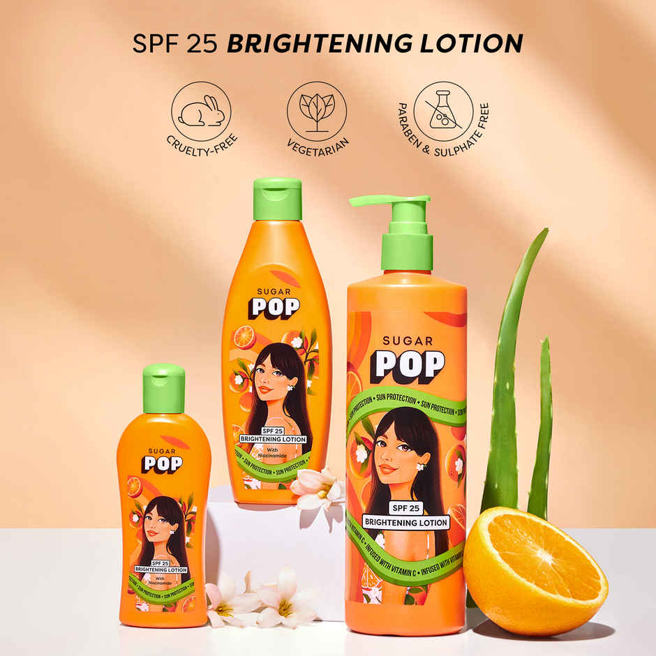 SUGAR POP SPF 25 Brightening Lotion With Niacinamide