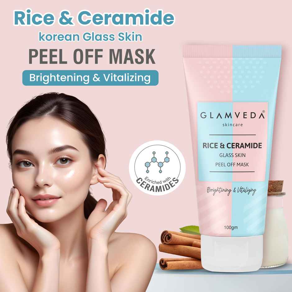 Glamveda Rice and ceramide peel off mask