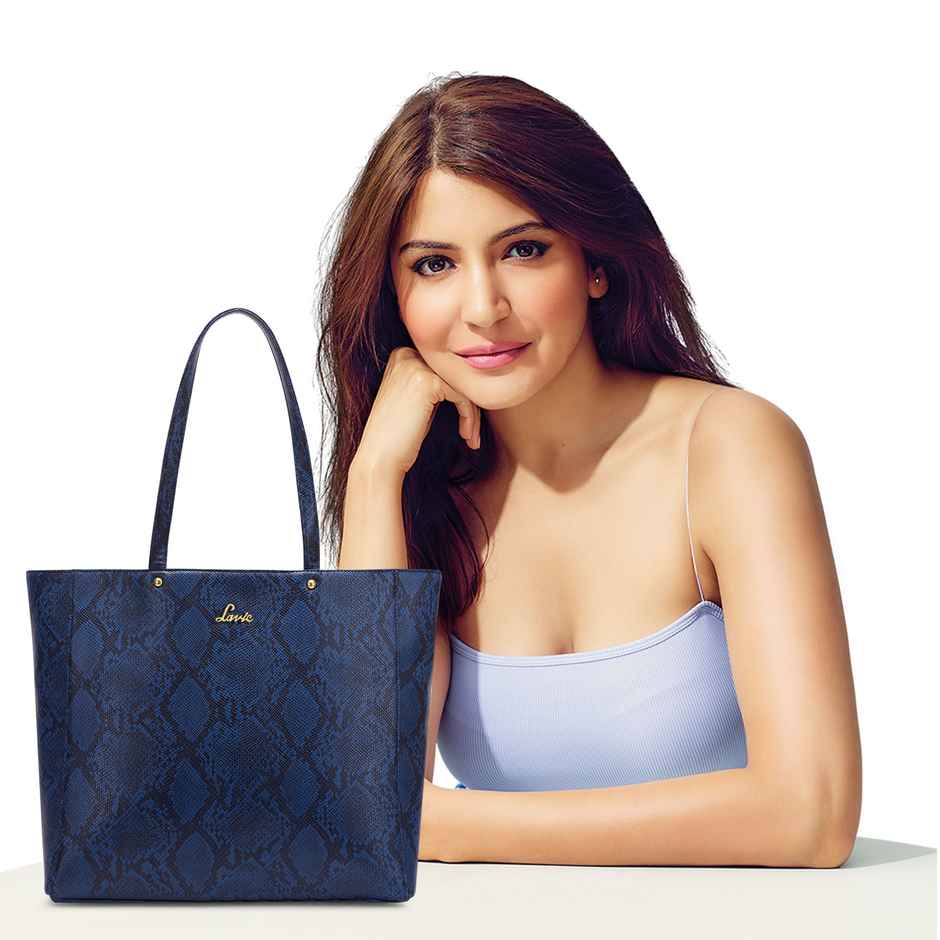 Lavie Women's Python Malgana Large Tote Handbag | Blue