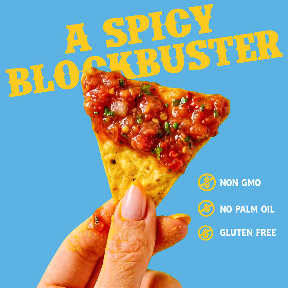 TTP Cheese Blockbuster Nachos with jalapeno Cheesy & salsa Dip