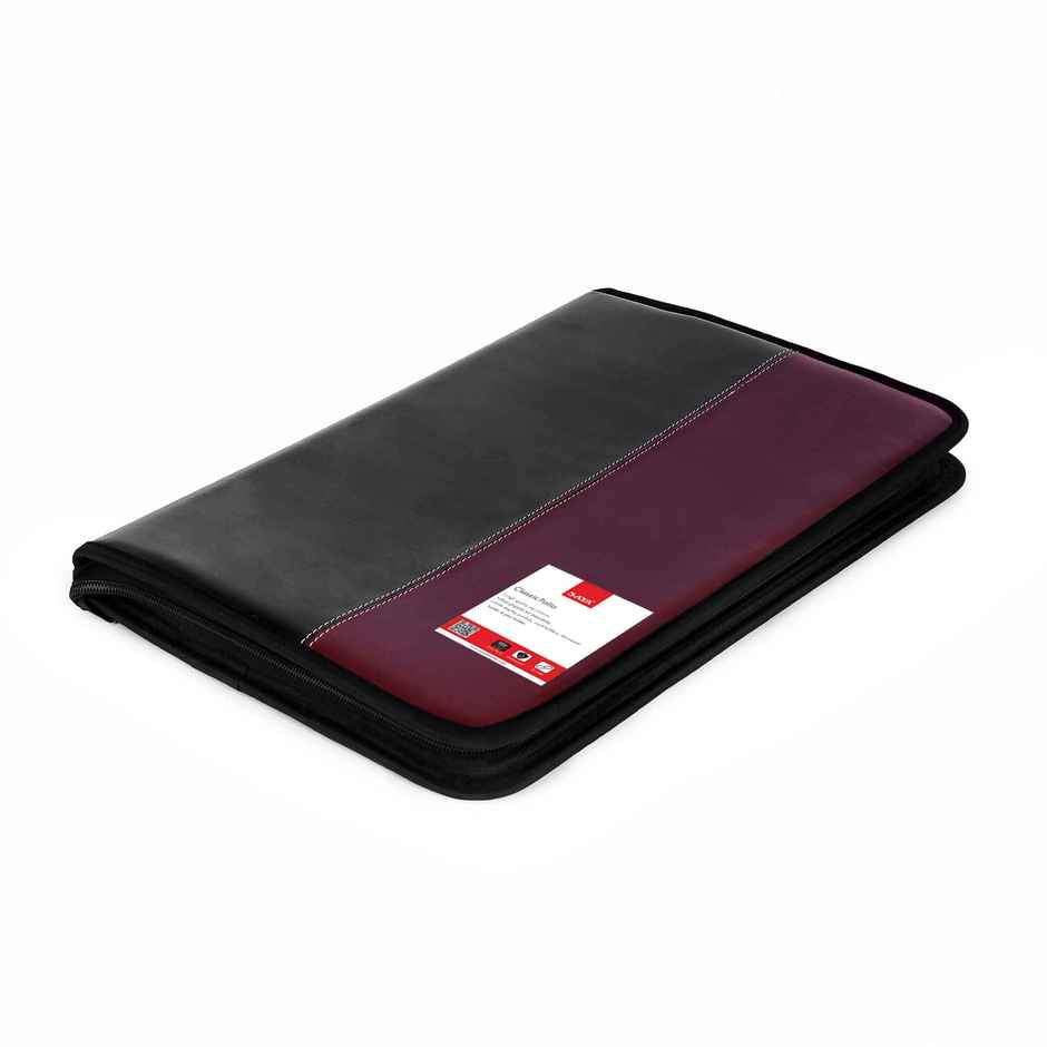 Saya B4 Portfolio Folder | 20-Pocket Document Organizer for Office, School & Business
