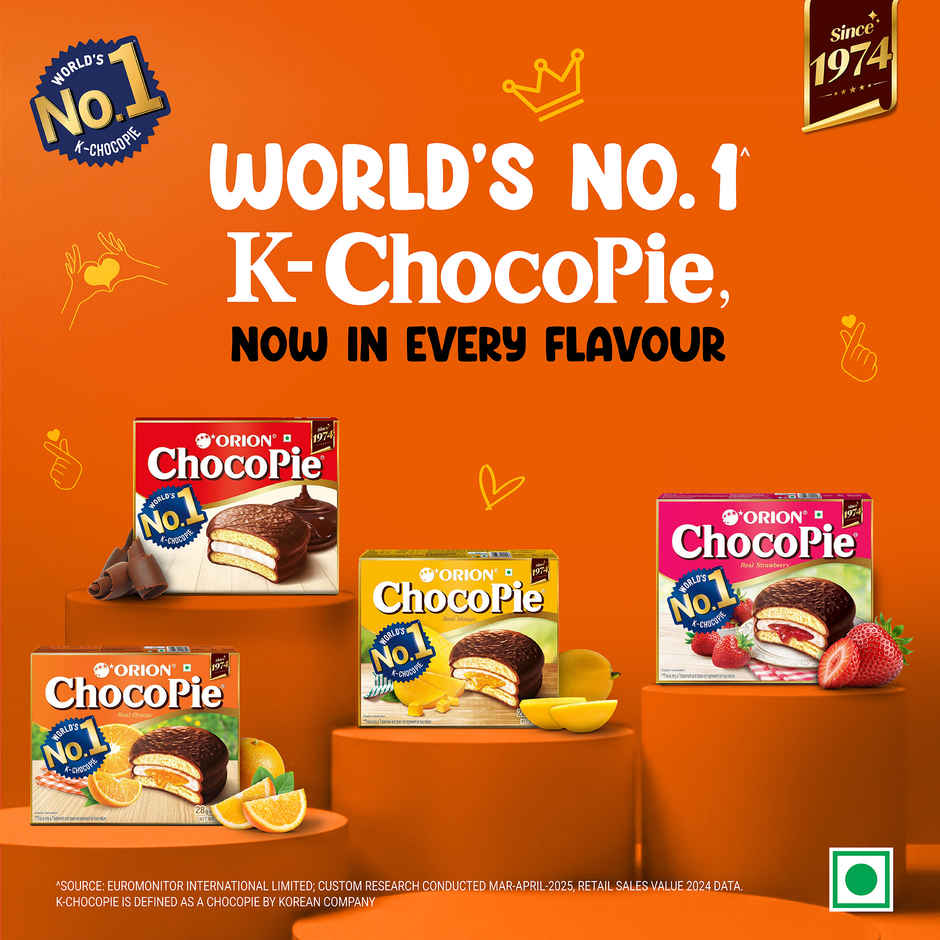 Orion Orange Choco Pie - Centre-Filled Biscuit