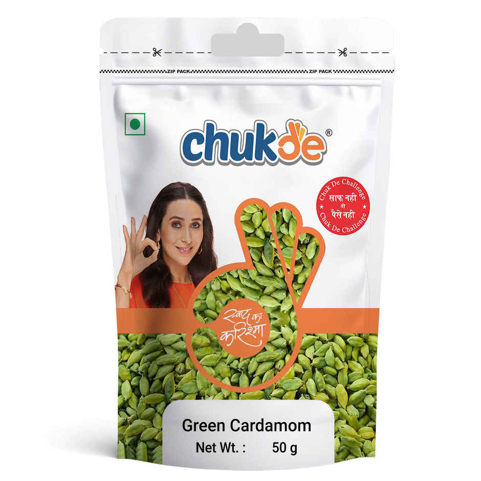 Chuk De Green Cardamom | Zip Pack