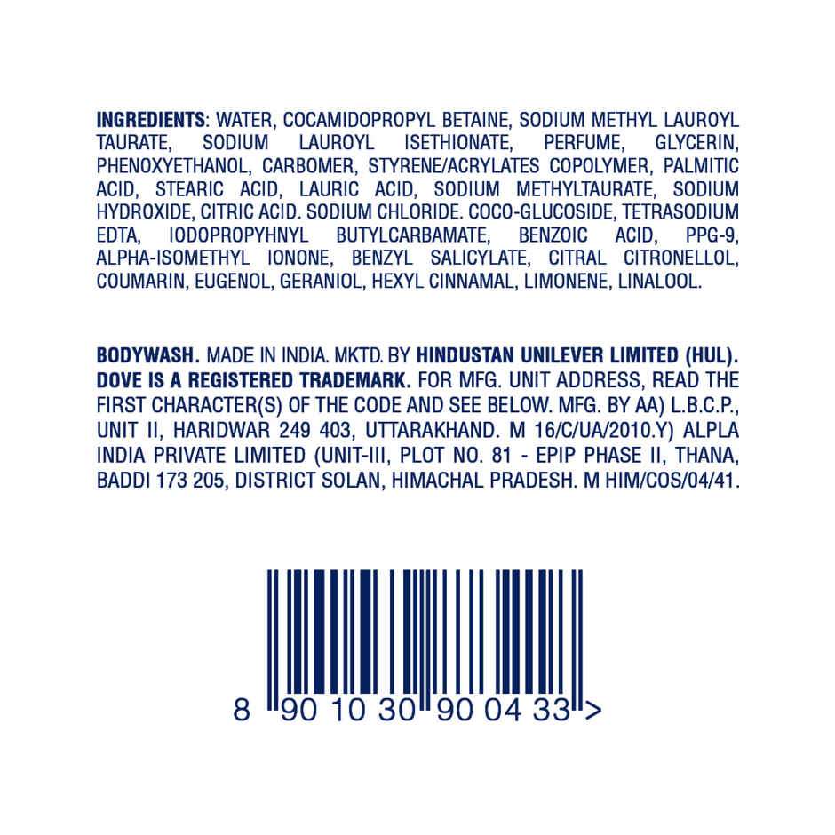 Dove Rebalance Bodywash with Triple Hydration Serum