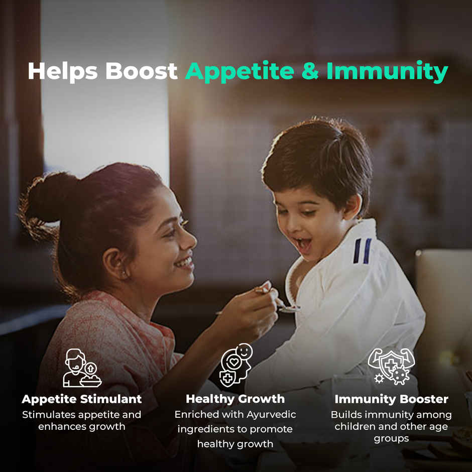 Lupin Life Aptivate Syrup for Children Enhance Appetite Boosts Immunity Improves Digestion Pineapple