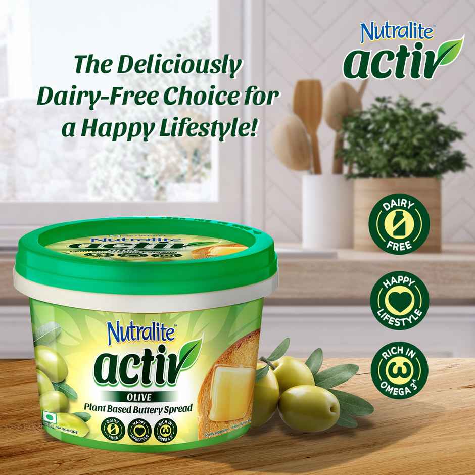 Nutralite Activ Plant Based Buttery Spread - Olive