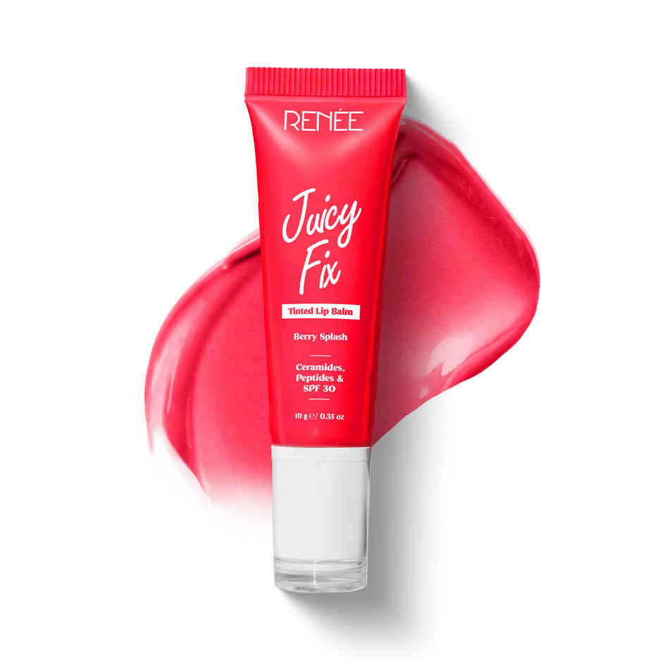 RENEE Juicy Fix Tinted Lip Balm SPF 30 Berry Splash
