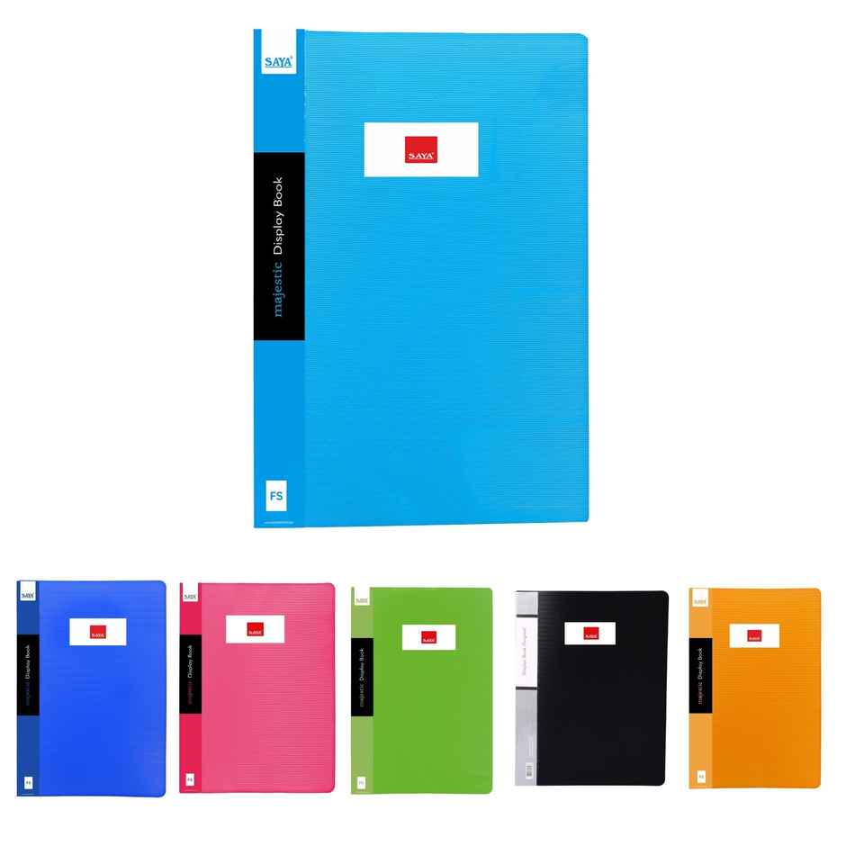 Saya A4 Display Book | 60 Pocket Document Organizer for Reports & Certificates