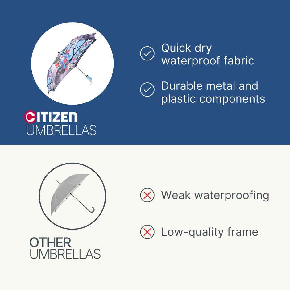 Citizen Auto Folding Kids Umbrella Avenger Print | 21 Inch | 2 Fold
