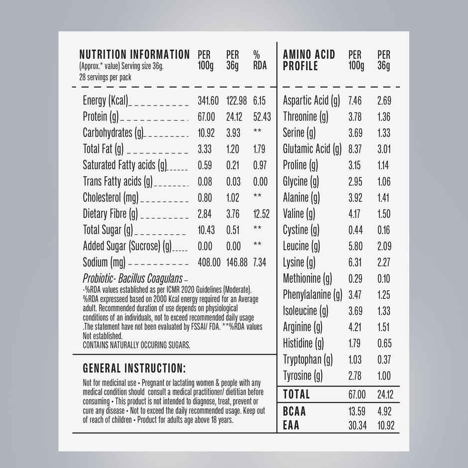 SuperYou Pro Fermented Yeast Protein- Coffee | 24g Protein Per Scoop