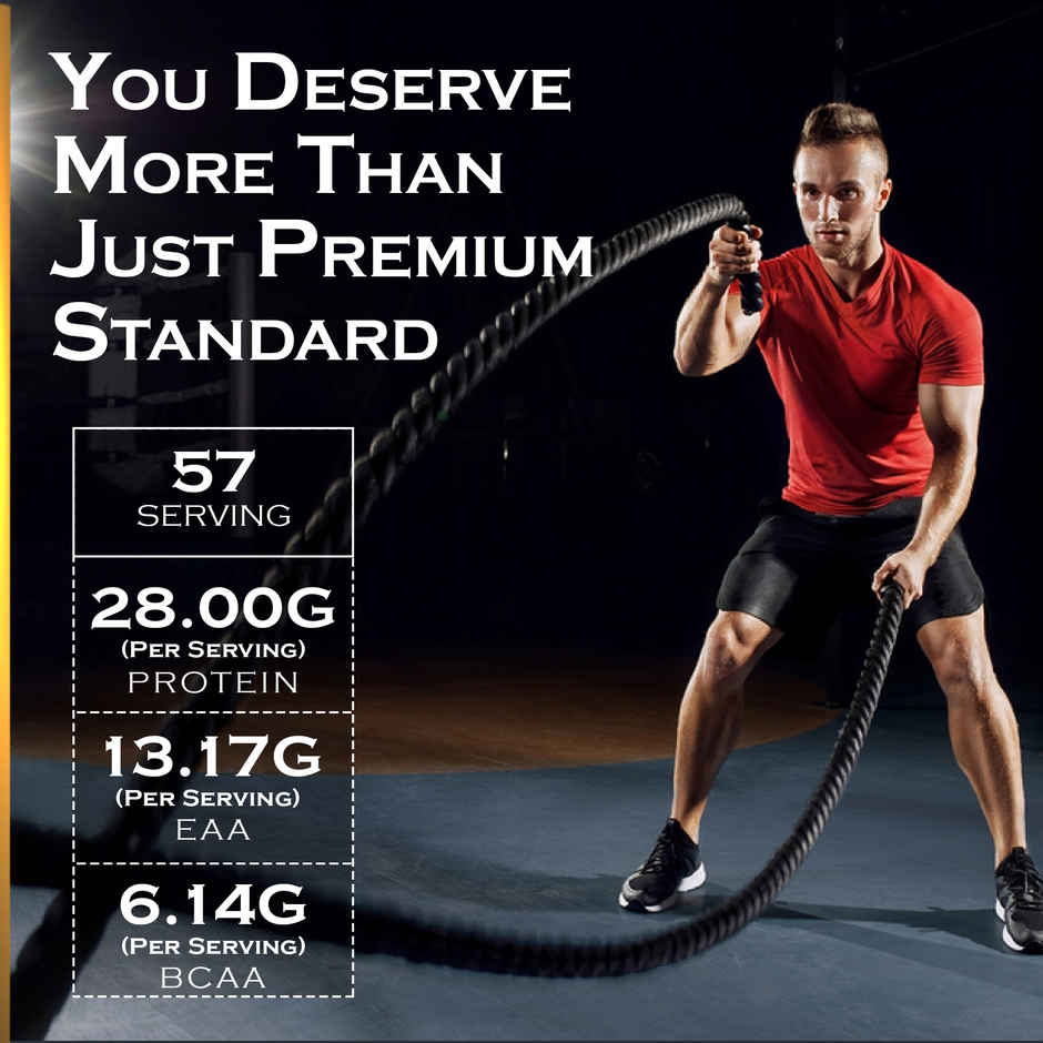 Nakpro Gold Whey Protein Concentrate 80% 2Kg Unflavoured 28G Protein 6.2G Bcaa