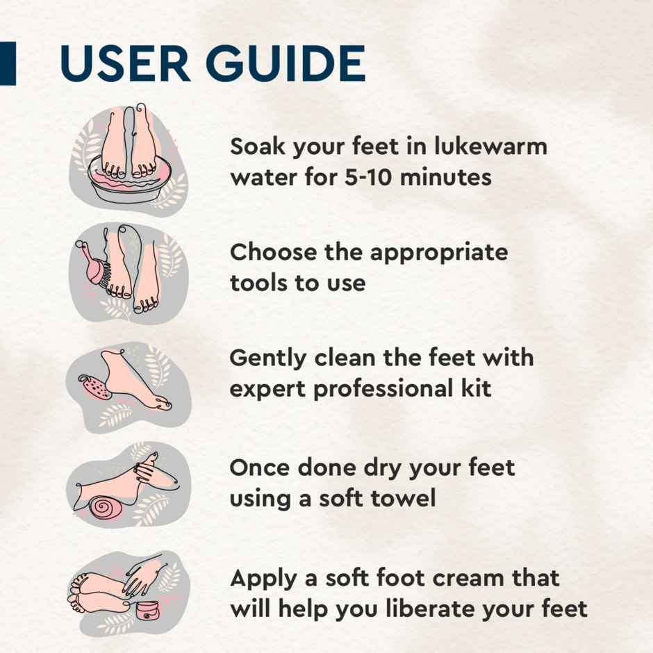 Gubb 7 In 1 Pedicure Kit