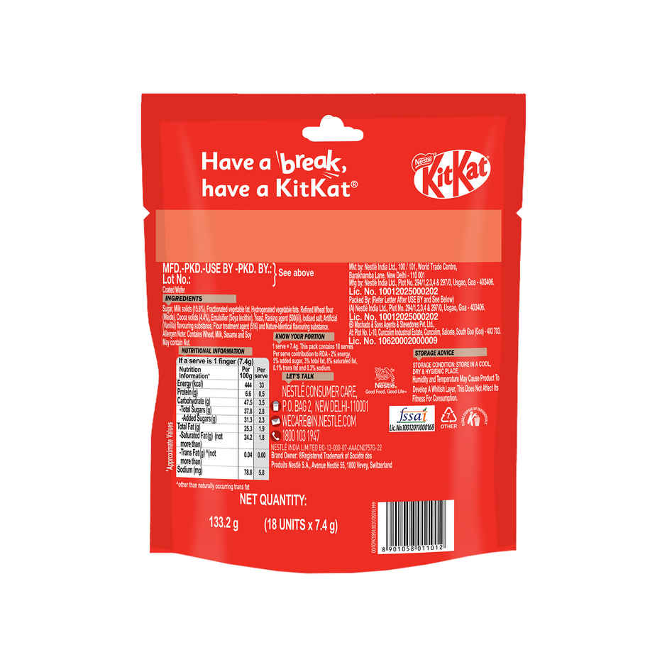 KitKat Minis Choco Coated Wafer Bar | Share Bag | Miniature Pouch Combo