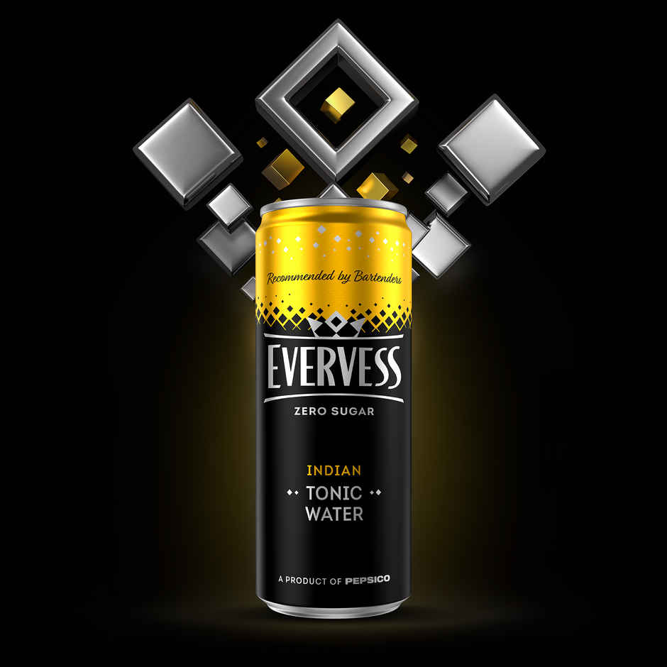 Evervess Zero Sugar Indian Tonic water