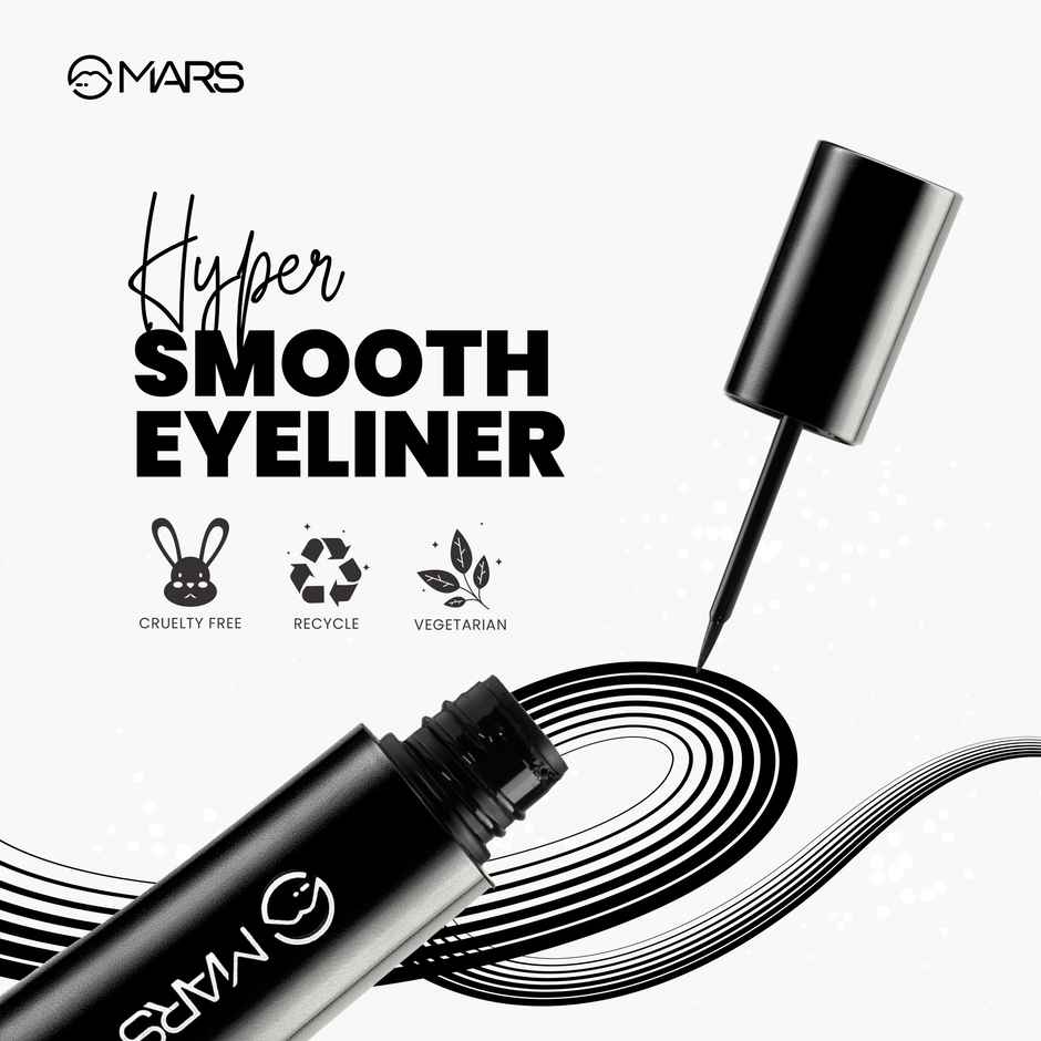 MARS Cosmetics Hyper Smooth Water Resistant Eyeliner (Black)